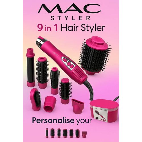 MAC STYLER - Coffret Coiffure 9-en-1 - Personnalisez Votre Style MC-6755
