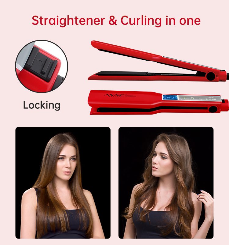 Lisseur Rouge MAC STYLER  ORIGINAL  en céramique 450 F MC-2028