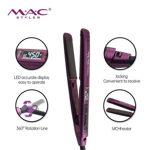 Lisseur Professionnel Mac Styler- 450°F - Ecran LCD MC-2093