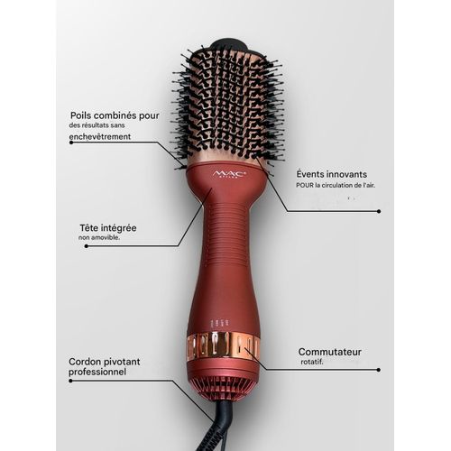 Mac Styler Brosse Séchage et Lissage Faciles en Une Étape MC-16