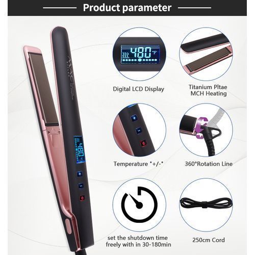 Lisseur Professionnel Mac Styler  - Plaque En Titane -MC5532