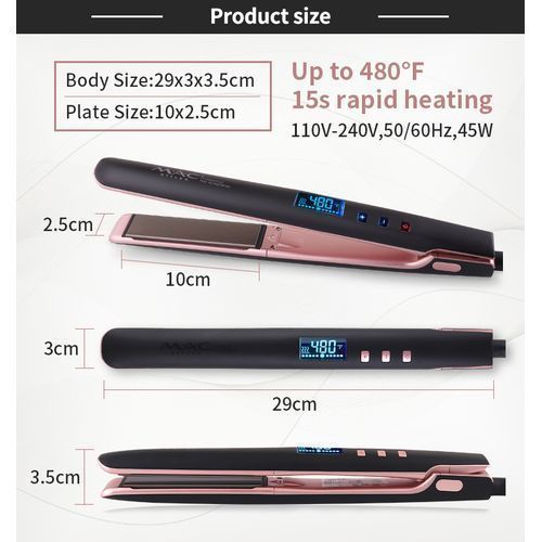 Lisseur Professionnel Mac Styler  - Plaque En Titane -MC5532