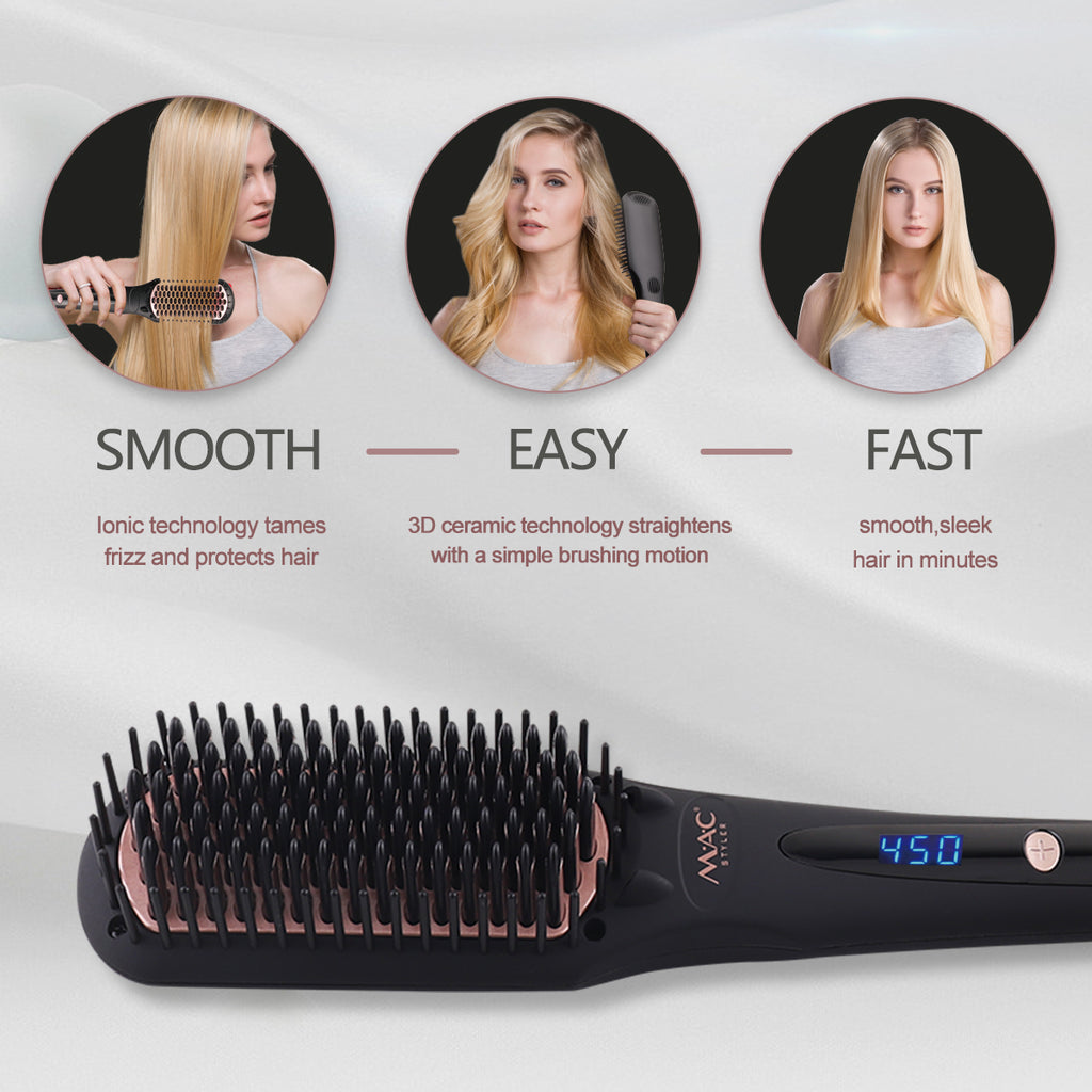 Mac Styler Brosse Lissante Electrique En Céramique -MC-19