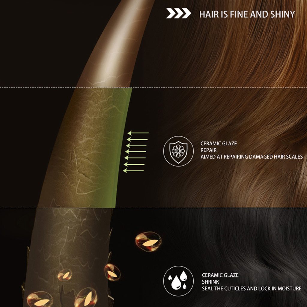 Fer à Lisser professionnel en titane 450°F MC-5516