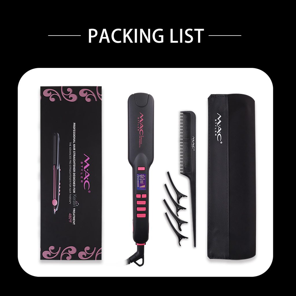 Fer à Lisser professionnel en titane 450°F MC-5516