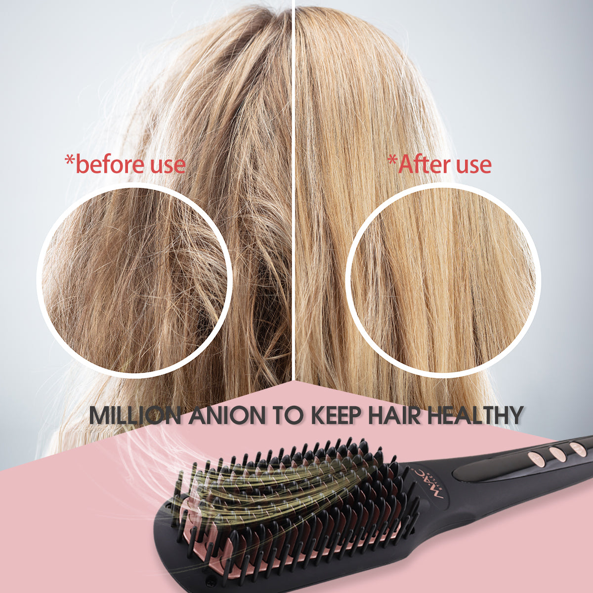 Mac Styler Brosse Lissante Electrique En Céramique -MC-19