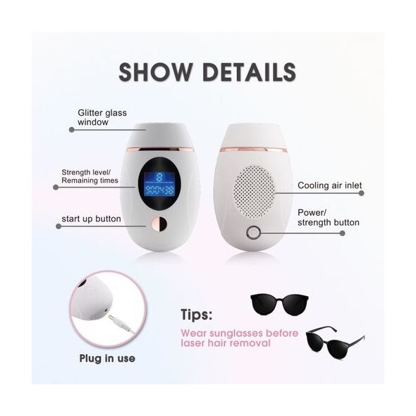 MAC Appareil D'épilation MAC MC-33 (900 000 Impulsions)