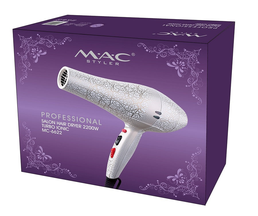 Sèche Cheveux Professionnel – Turbo Ionic MC-6622