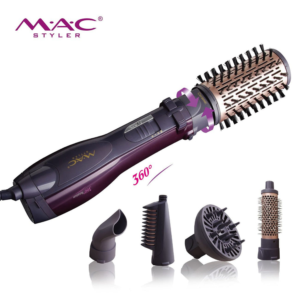 Brosse Soufflante Rotative 360 Salon -5 En 1- MC-6660