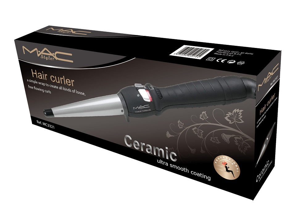 Mac Styler Boucleur Conique -NOIR- MC-3321