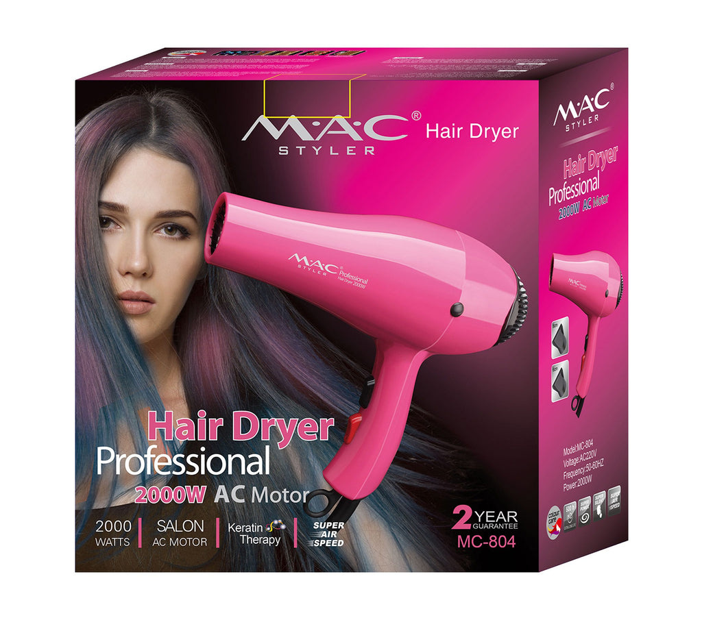 Sèche Cheveux professional 2000 W AC Moteur Salon MC-804
