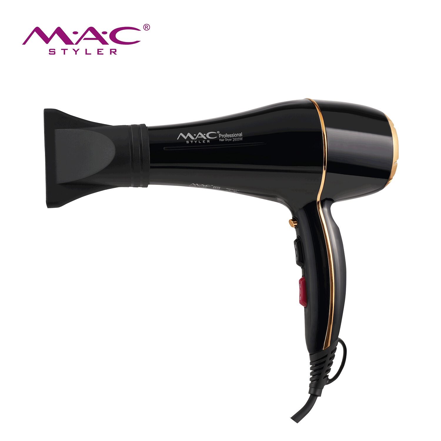 Sèche Cheveux professional 2600 W Avec diffuseur MC-6800