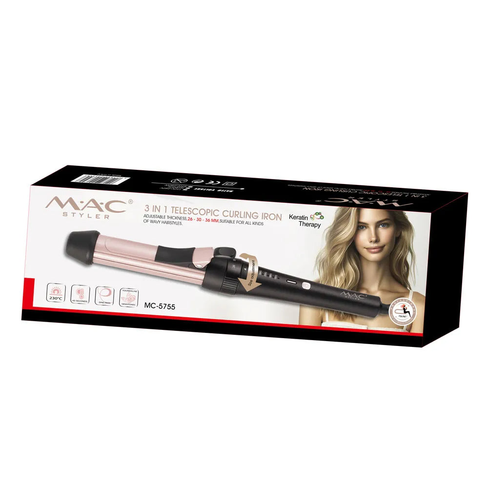 Fer à Boucler MAC STYLER 3 En1 MC-5755
