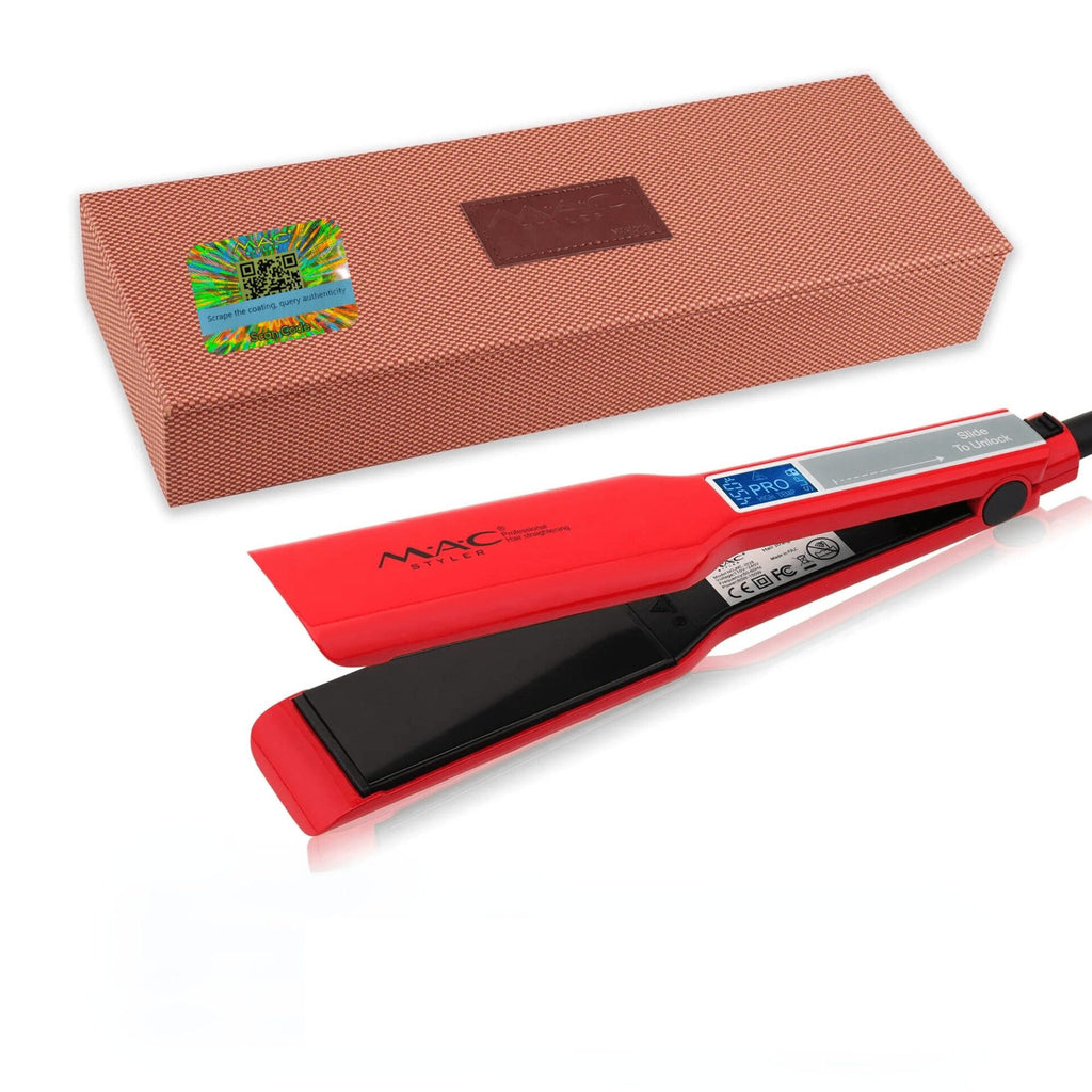 Lisseur Rouge MAC STYLER  ORIGINAL  en céramique 450 F MC-2028