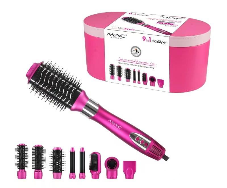 MAC STYLER - Coffret Coiffure 9-en-1 - Personnalisez Votre Style MC-6755